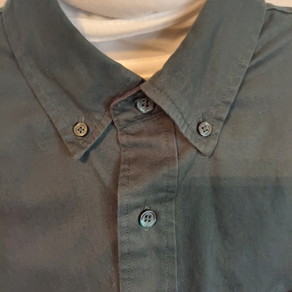 Port Authority Men’s Button Down Long Sleeve Green Dress Shirt - Picture 3 of 6